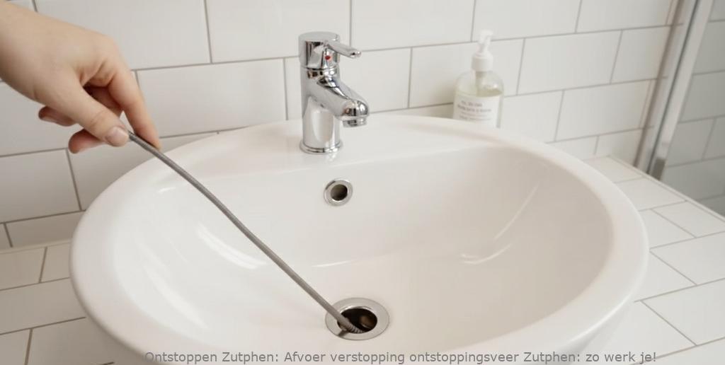 Afvoer verstopping ontstoppingsveer Zutphen: zo werk je!