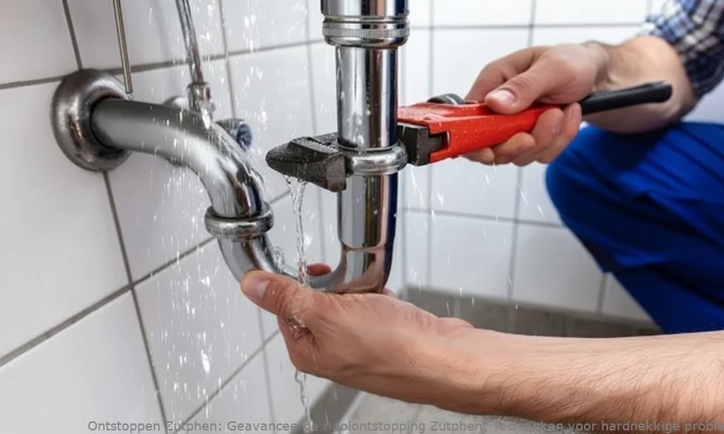 Geavanceerde rioolontstopping Zutphen: Technieken voor hardnekkige problemen
