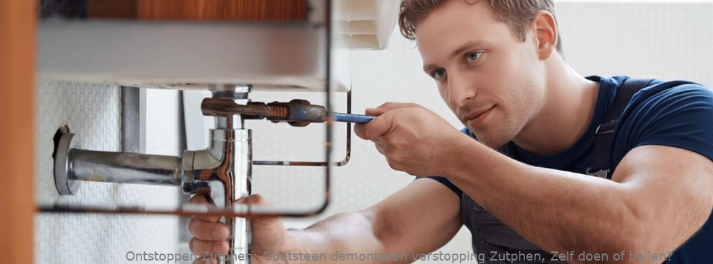 Gootsteen demonteren verstopping Zutphen, Zelf doen of bellen?