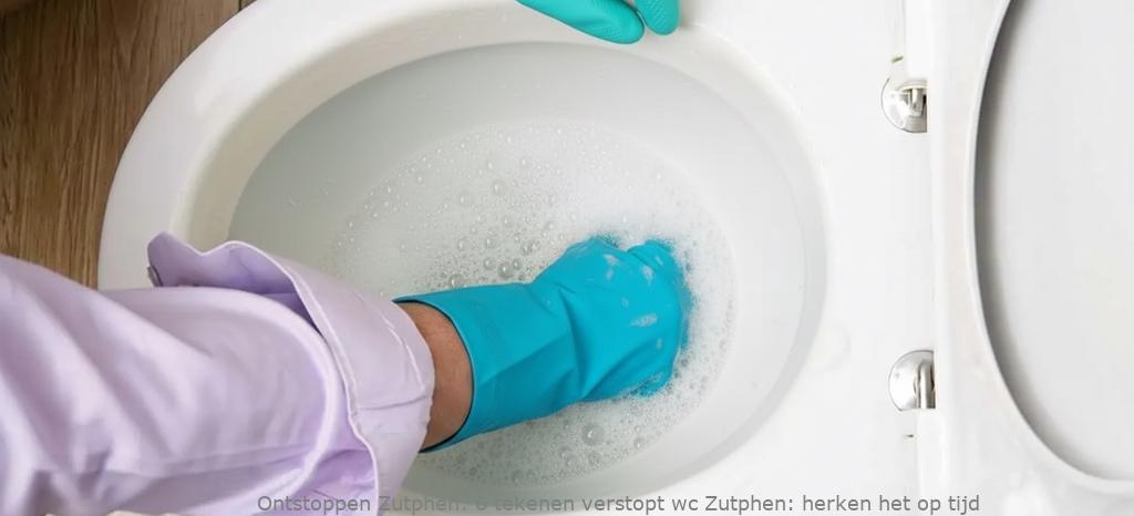 6 tekenen verstopt wc Zutphen: herken het op tijd