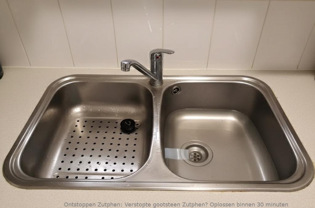Verstopte gootsteen Zutphen? Oplossen binnen 30 minuten